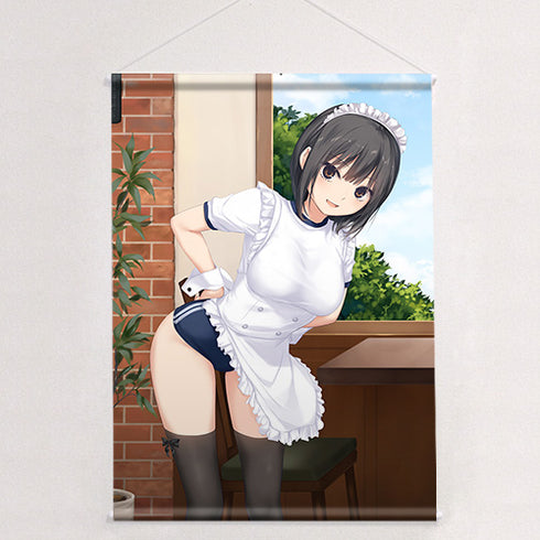 『珈琲貴族先生』描き下ろしB2タペストリー(青山澄香/喫茶店)Wスエード